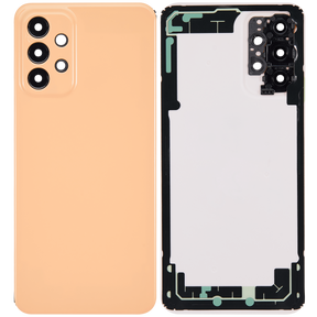 Back cover Glass Compatible For Samsung Galaxy A23 (A235 / 2022) (Vemake) (Peach)