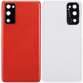 Back cover Glass With Camera Lens Replacement Compatible For Samsung Galaxy S20 FE 5G  (Vemake) (Cloud Red)