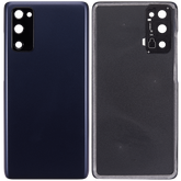 Replacement Back cover Glass With Camera Lens Compatible For Samsung Galaxy S20 FE 5G (Vemake) (Cloud Navy)