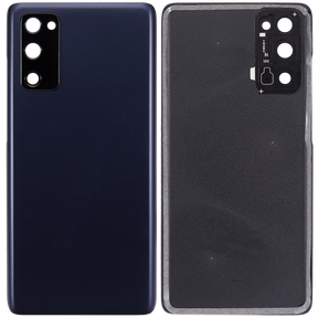 Replacement Back cover Glass With Camera Lens Compatible For Samsung Galaxy S20 FE 5G (Vemake) (Cloud Navy)