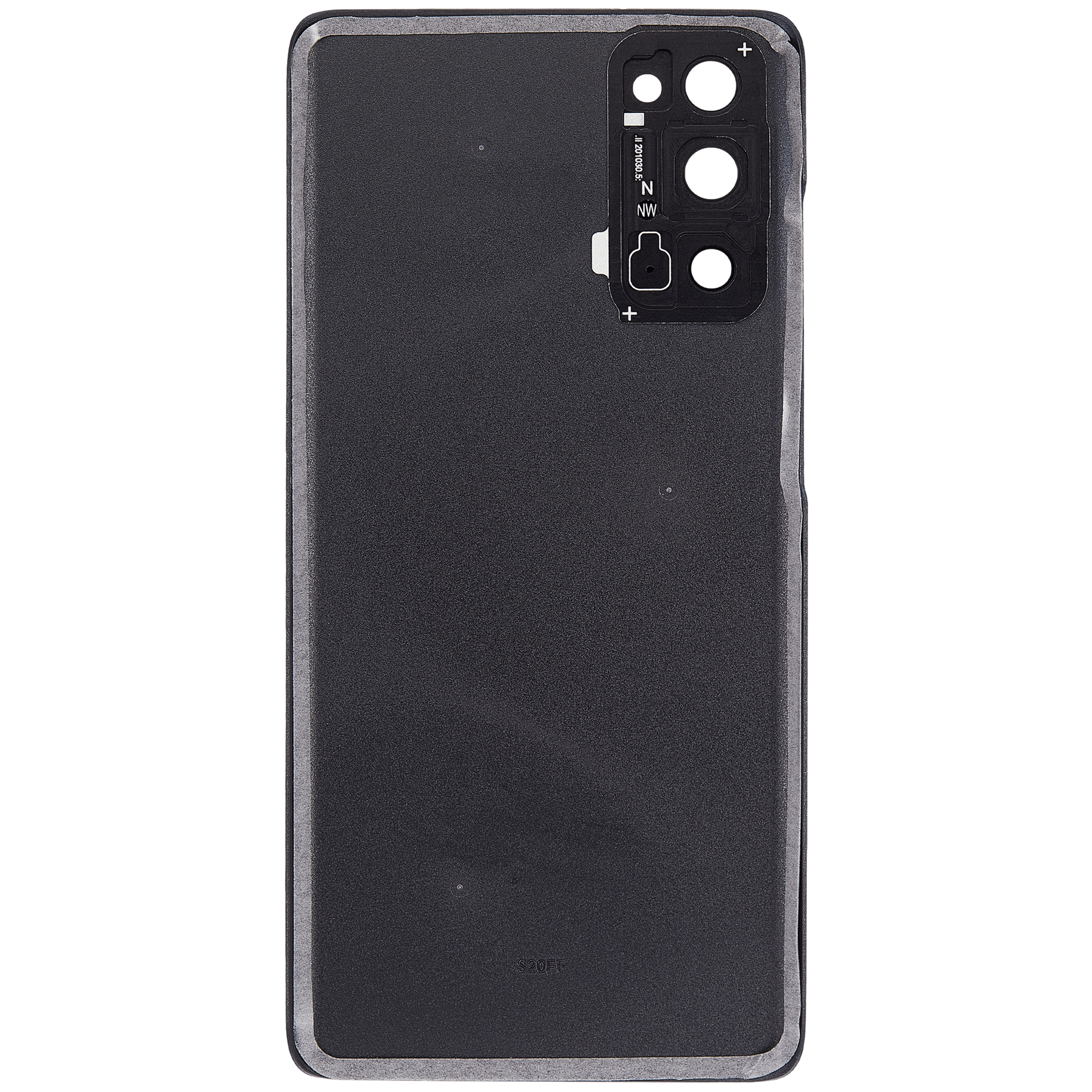 Replacement Back cover Glass With Camera Lens Compatible For Samsung Galaxy S20 FE 5G (Vemake) (Cloud Navy)