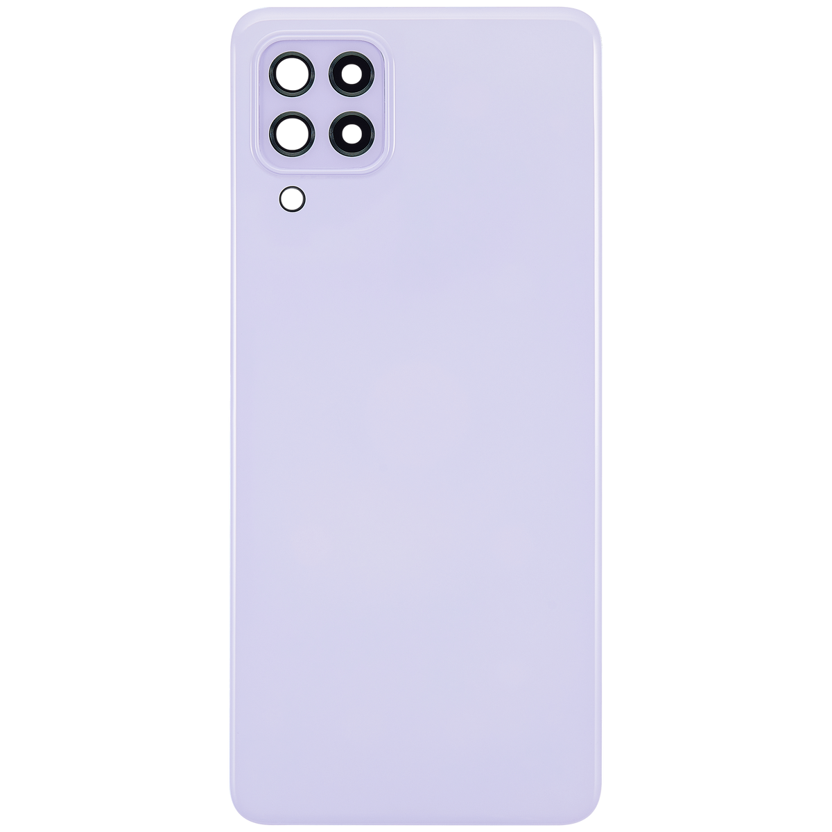 Back cover Glass With Camera Lens Compatible For Samsung Galaxy A22 4G (A225 / 2021) (Vemake) (Violet)