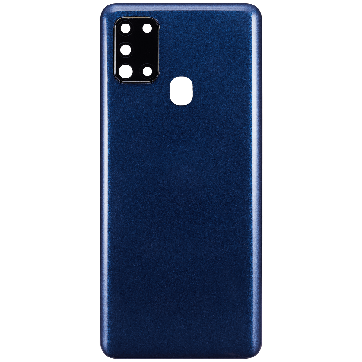 Back cover Glass With Camera Lens Compatible For Samsung Galaxy A21S (A217 / 2020) (Vemake) (Blue)