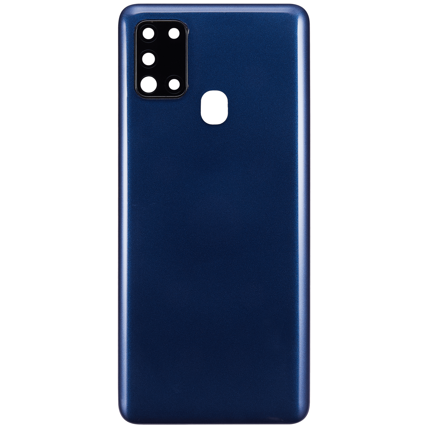 Back cover Glass With Camera Lens Compatible For Samsung Galaxy A21S (A217 / 2020) (Vemake) (Blue)