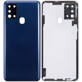 Back cover Glass With Camera Lens Compatible For Samsung Galaxy A21S (A217 / 2020) (Vemake) (Blue)