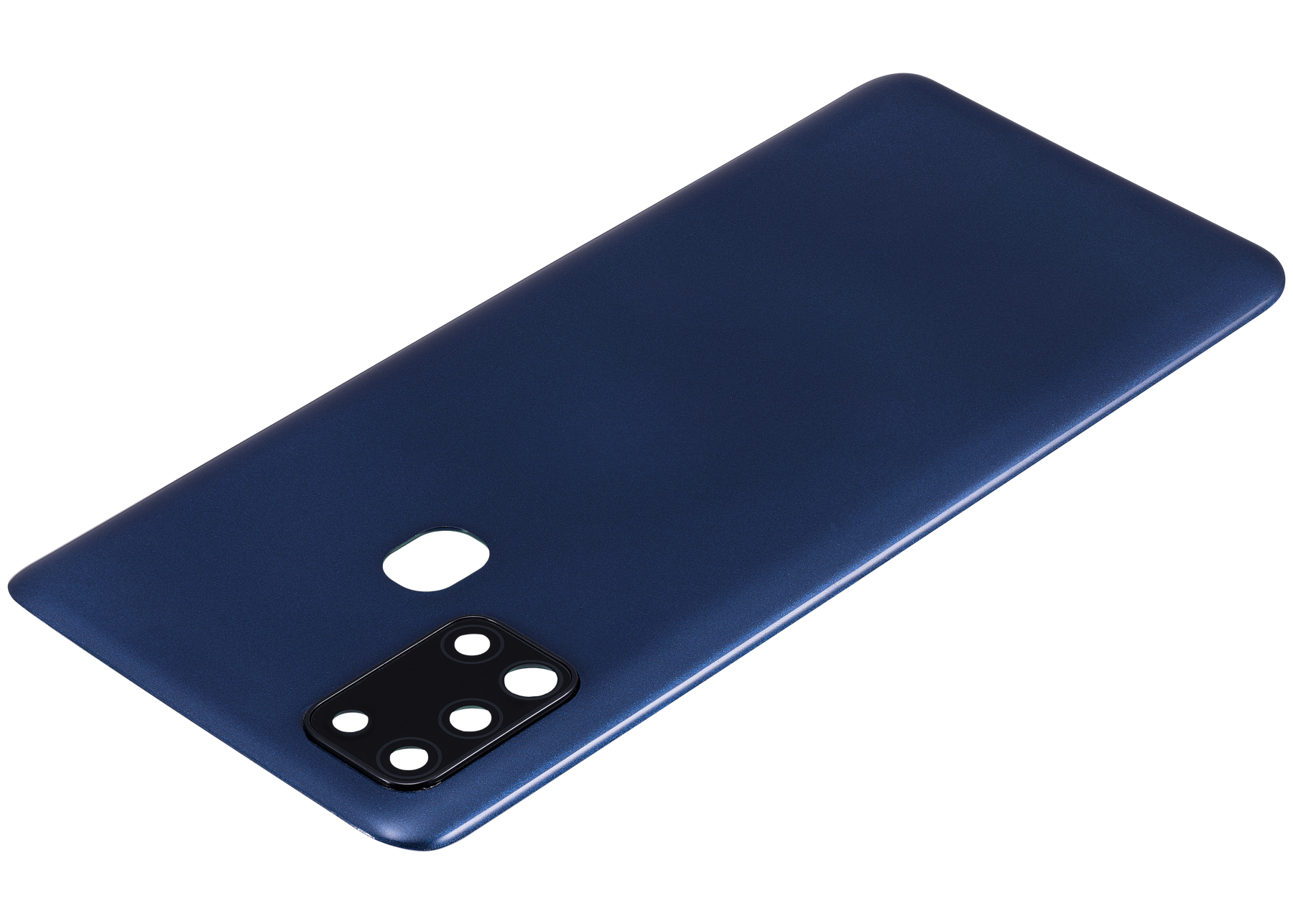 Back cover Glass With Camera Lens Compatible For Samsung Galaxy A21S (A217 / 2020) (Vemake) (Blue)