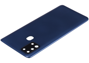 Back cover Glass With Camera Lens Compatible For Samsung Galaxy A21S (A217 / 2020) (Vemake) (Blue)