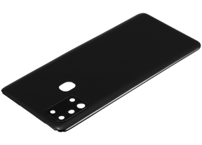 Back cover Glass With Camera Lens Compatible For Samsung Galaxy A21S (A217 / 2020) (Vemake) (Black)