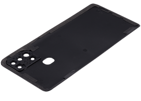 Back cover Glass With Camera Lens Compatible For Samsung Galaxy A21S (A217 / 2020) (Vemake) (Black)