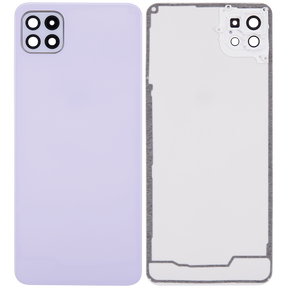Back cover Glass With Camera Lens Compatible For Samsung Galaxy A22 5G (A226 / 2021) (Vemake) (Violet)