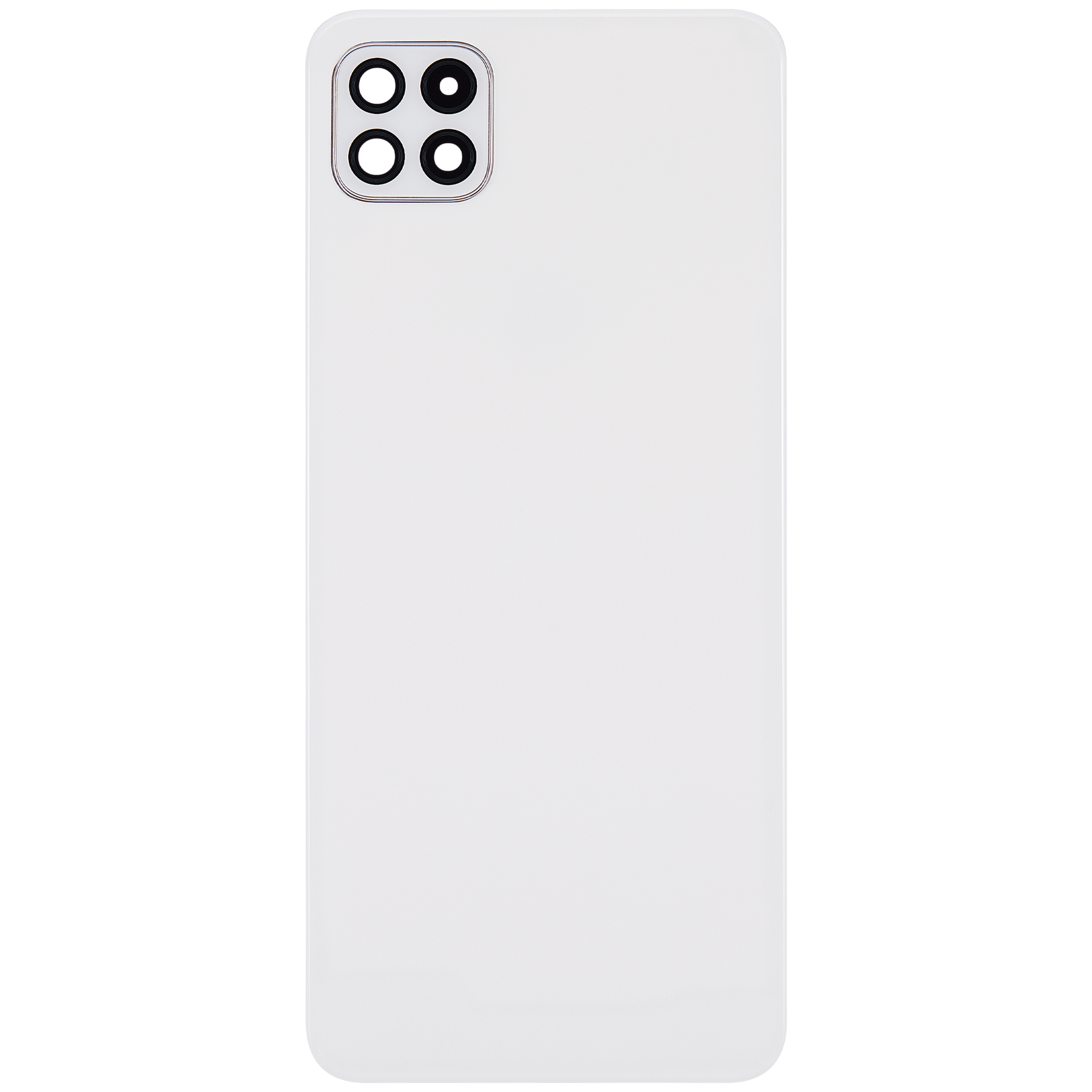 Back cover Glass With Camera Lens Compatible For Samsung Galaxy A22 5G (A226 / 2021) (Vemake) (White)