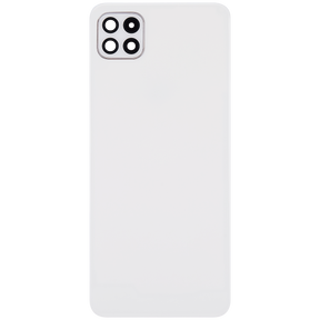 Back cover Glass With Camera Lens Compatible For Samsung Galaxy A22 5G (A226 / 2021) (Vemake) (White)