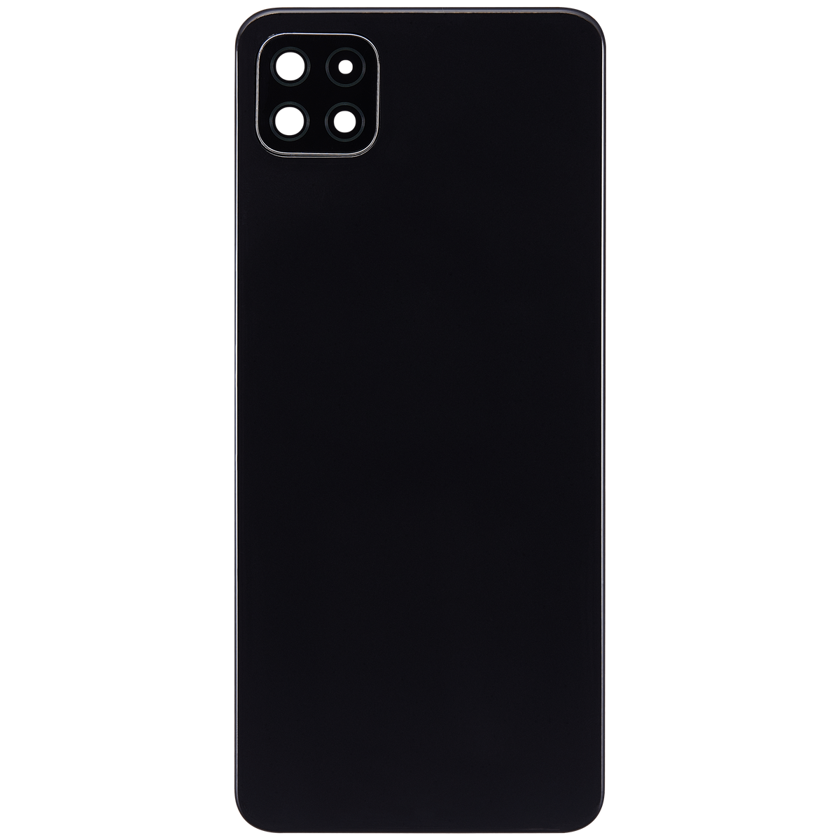 Back cover Glass With Camera Lens Compatible For Samsung Galaxy A22 5G (A226 / 2021) (Vemake) (Black)