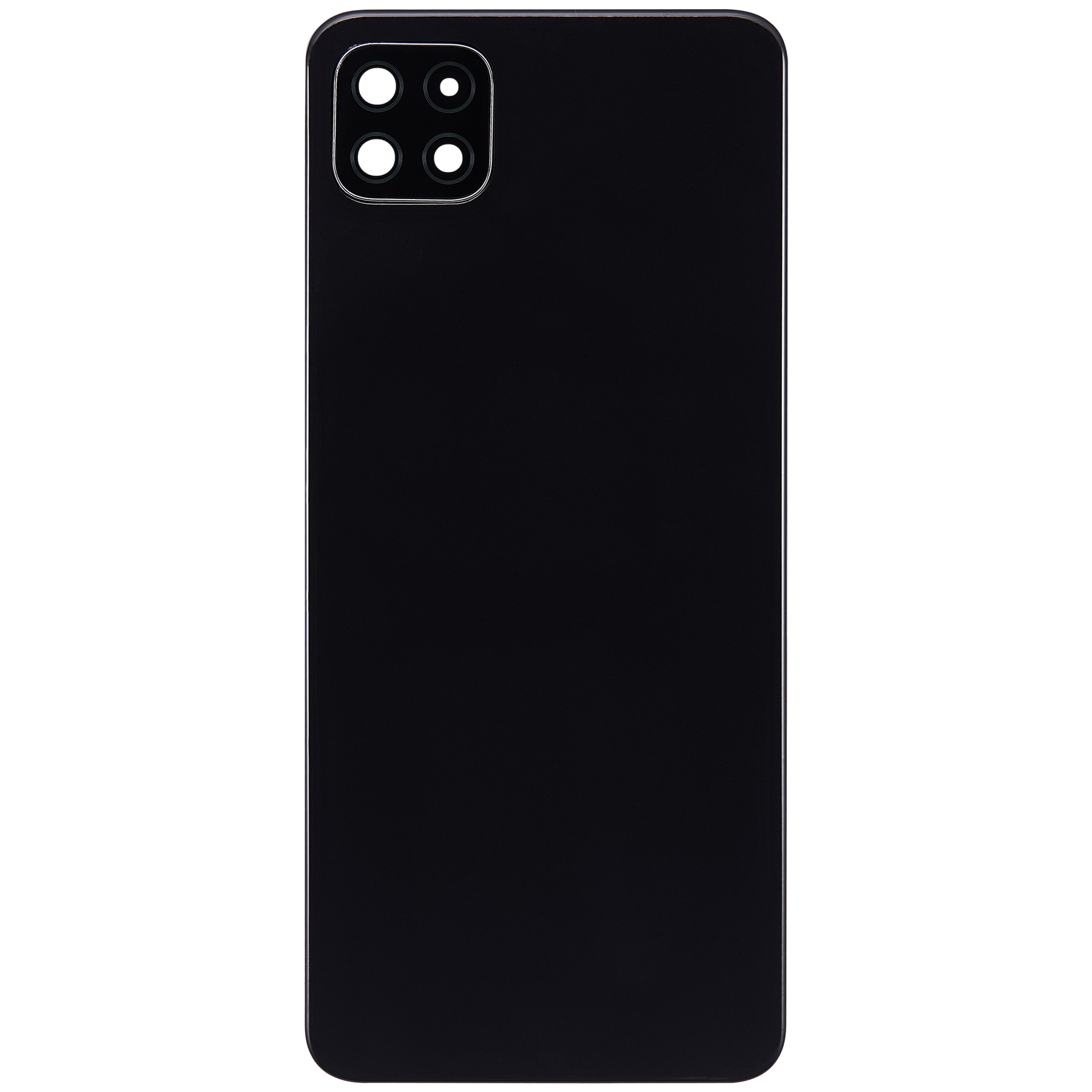 Back cover Glass With Camera Lens Compatible For Samsung Galaxy A22 5G (A226 / 2021) (Vemake) (Black)