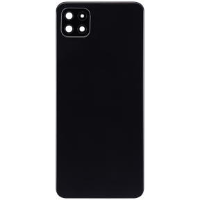 Back cover Glass With Camera Lens Compatible For Samsung Galaxy A22 5G (A226 / 2021) (Vemake) (Black)