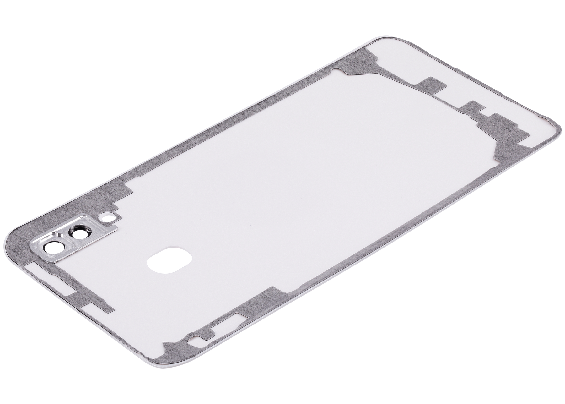 Back cover Glass With Camera Lens Compatible For Samsung Galaxy A20 (A205 / 2019) (Vemake) (White)