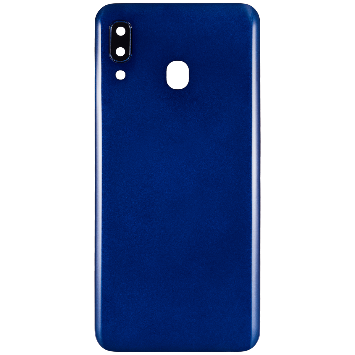 Back cover Glass With Camera Lens Compatible For Samsung Galaxy A20 (A205 / 2019) (Vemake) (Blue)