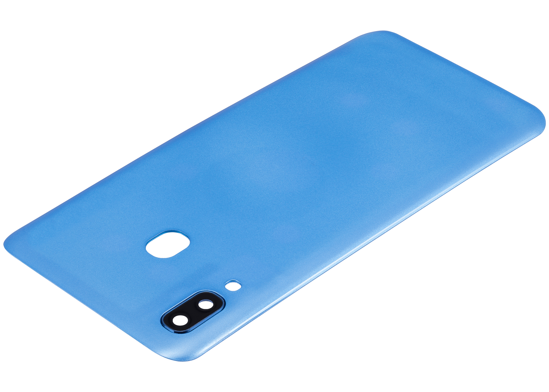 Back cover Glass With Camera Lens Compatible For Samsung Galaxy A30 (A305 / 2019) (Vemake) (Blue)