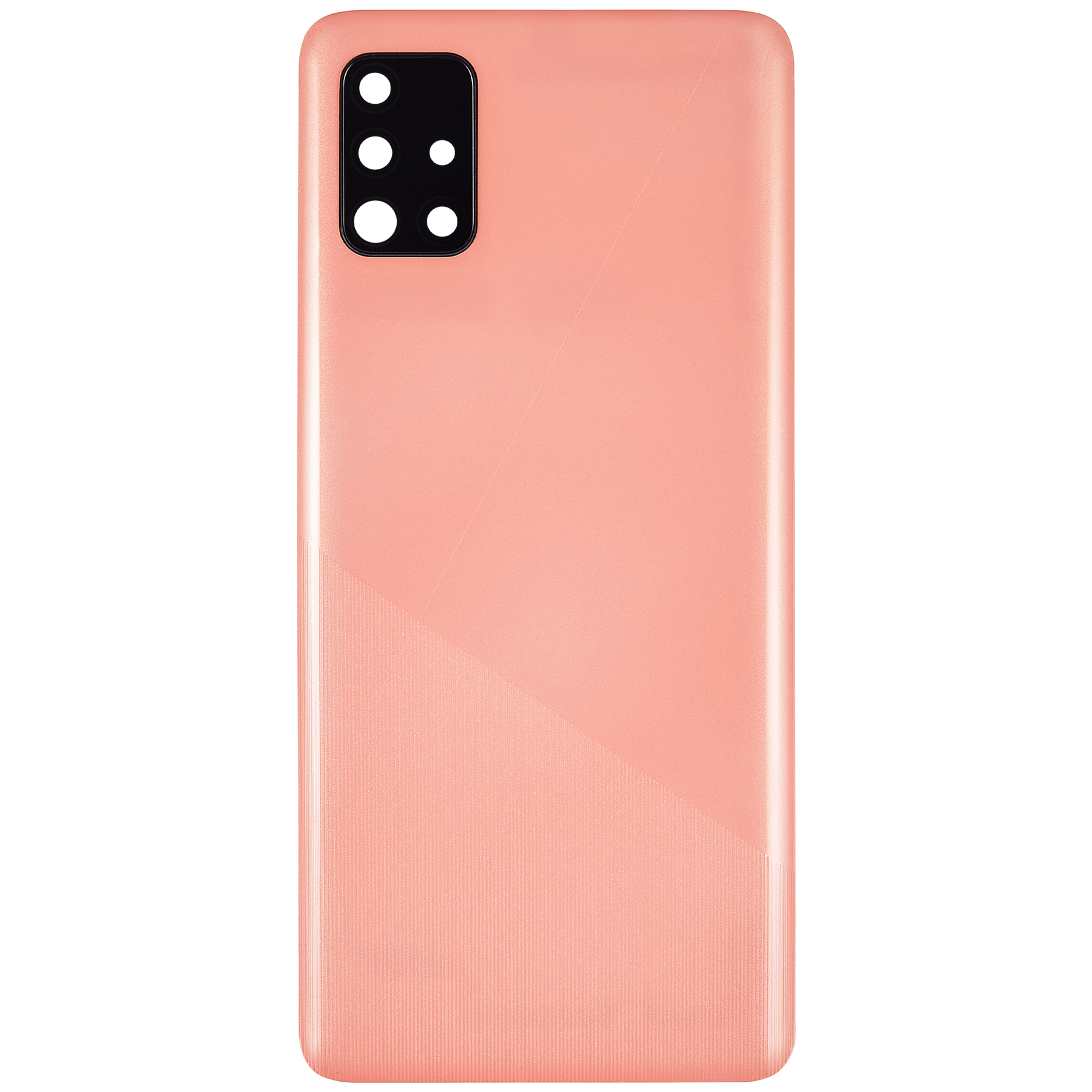 Back cover Glass With Camera Lens Compatible For Samsung Galaxy A51 4G (A515 / 2019) (Vemake) (Prism Crush Pink)