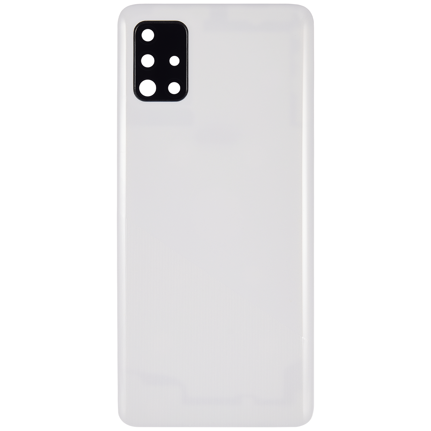 Back cover Glass With Camera Lens Compatible For Samsung Galaxy A51 4G (A515 / 2019) (Vemake) (Prism Crush White)