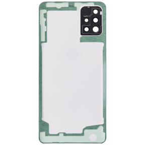 Back cover Glass With Camera Lens Compatible For Samsung Galaxy A51 4G (A515 / 2019) (Vemake) (Prism Crush White)