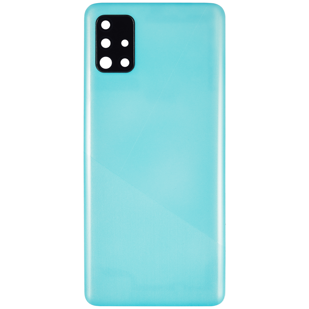 Replacement Back cover Glass With Camera Lens Compatible For Samsung Galaxy A51 4G (A515 / 2019) (Vemake) (Prism Crush Blue)