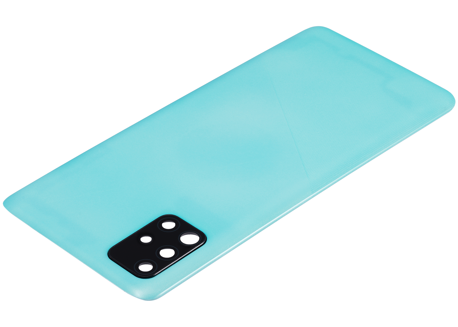 Replacement Back cover Glass With Camera Lens Compatible For Samsung Galaxy A51 4G (A515 / 2019) (Vemake) (Prism Crush Blue)
