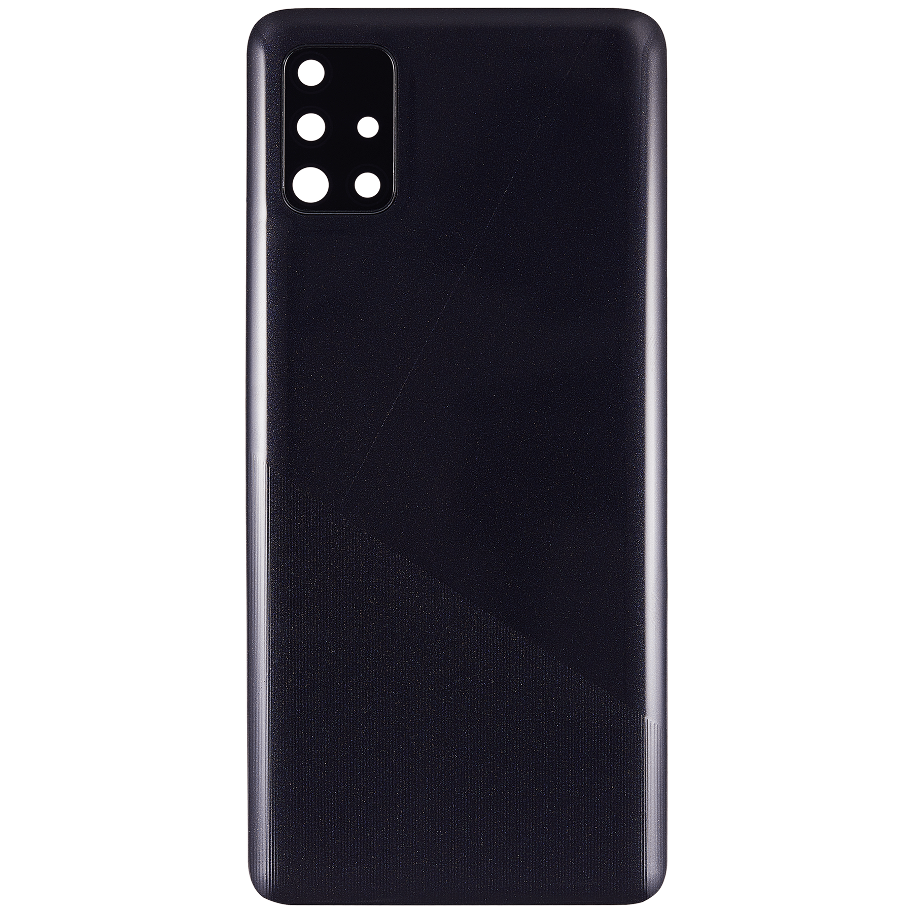 Back cover Glass With Camera Lens Compatible For Samsung Galaxy A51 4G (A515 / 2019) (Vemake) (Prism Crush Black)