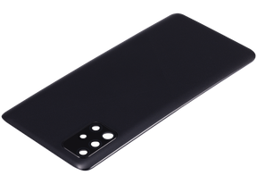 Back cover Glass With Camera Lens Compatible For Samsung Galaxy A51 4G (A515 / 2019) (Vemake) (Prism Crush Black)