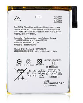 Replacement Battery Compatible For Google Pixel 3 (G013A-B)