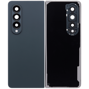Back Cover Glass With Camera Lens Replacement  Compatible For Samsung Galaxy Z Fold 4 (F936) (Graygreen)