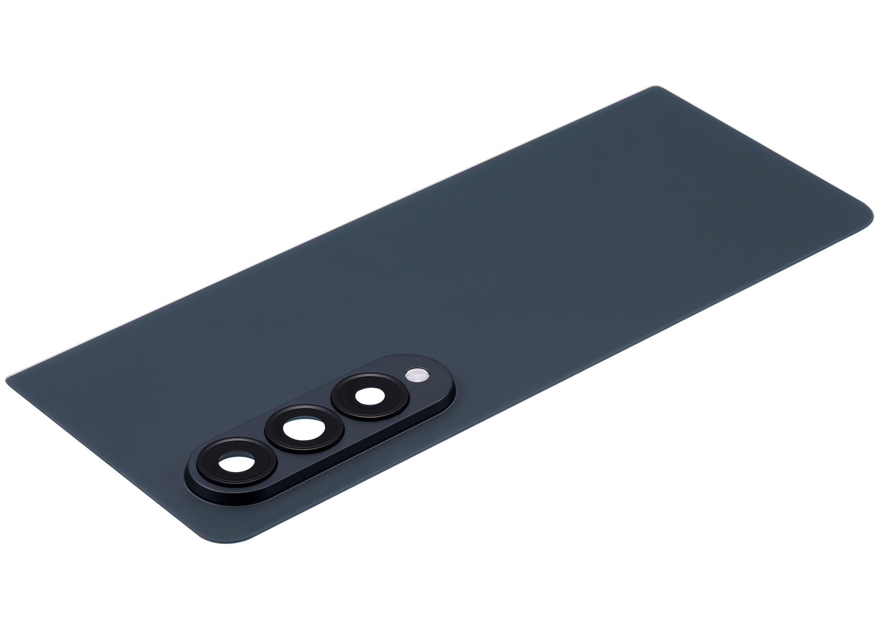 Back Cover Glass With Camera Lens Replacement  Compatible For Samsung Galaxy Z Fold 4 (F936) (Graygreen)