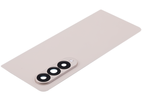 Back Cover Glass With Camera Lens Replacement Compatible For Samsung Galaxy Z Fold 4 (F936) (Beige)