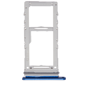 Replacement Dual Sim Card Tray Compatible For Samsung Galaxy Note 10 Plus / 5G (Aura Blue)