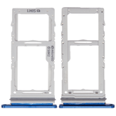 Replacement Dual Sim Card Tray Compatible For Samsung Galaxy Note 10 Plus / 5G (Aura Blue)
