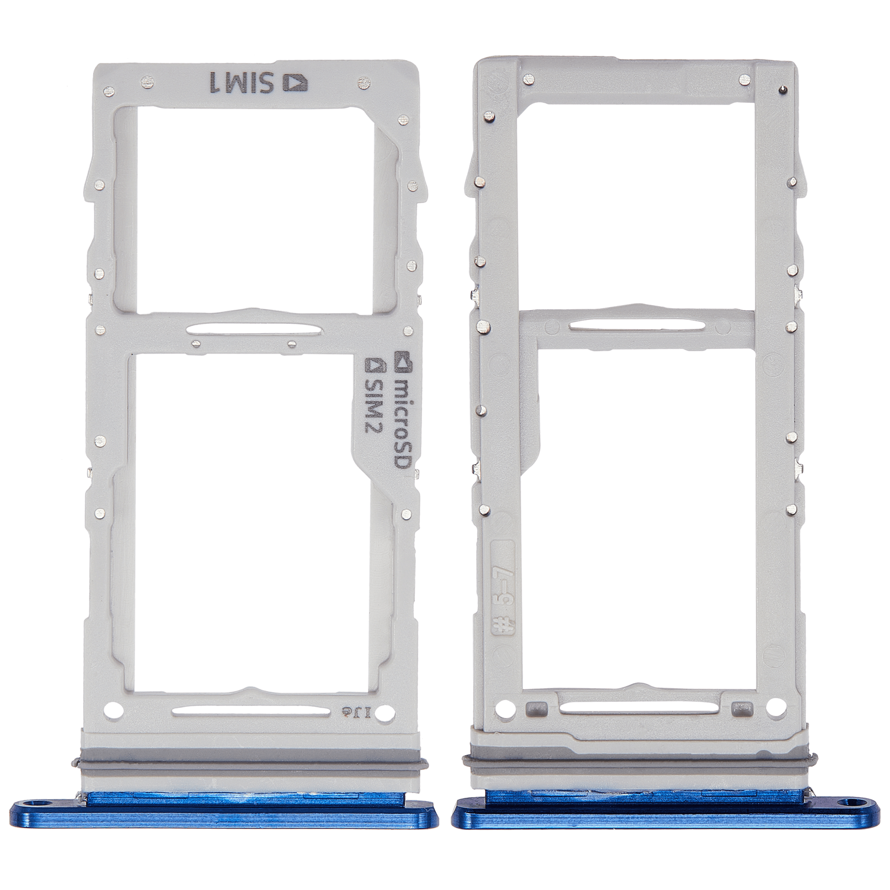 Replacement Dual Sim Card Tray Compatible For Samsung Galaxy Note 10 Plus / 5G (Aura Blue)