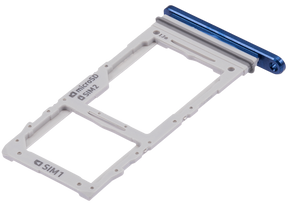 Replacement Dual Sim Card Tray Compatible For Samsung Galaxy Note 10 Plus / 5G (Aura Blue)