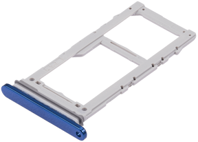 Replacement Dual Sim Card Tray Compatible For Samsung Galaxy Note 10 Plus / 5G (Aura Blue)