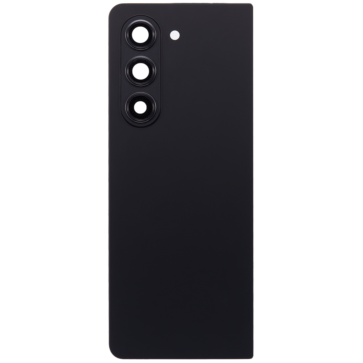 Replacement Back Cover Glass With Camera Lens Compatible For Samsung Galaxy Z Fold 5 5G (F946) (Phantom Black)