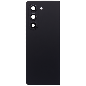 Replacement Back Cover Glass With Camera Lens Compatible For Samsung Galaxy Z Fold 5 5G (F946) (Phantom Black)