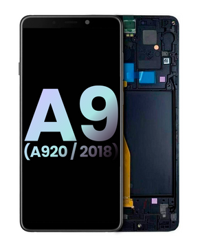Replacement OLED Assembly With Frame Compatible For Samsung Galaxy A9 (A920 / 2018) (Service Pack) (Black)