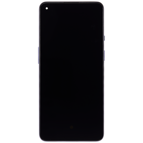 OLED Assembly With Frame Compatible For OnePlus 9 Replacement (International Version) (Vemake) (Winter Mist)