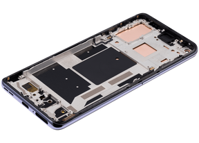 OLED Assembly With Frame Compatible For OnePlus 9 Replacement (International Version) (Vemake) (Winter Mist)