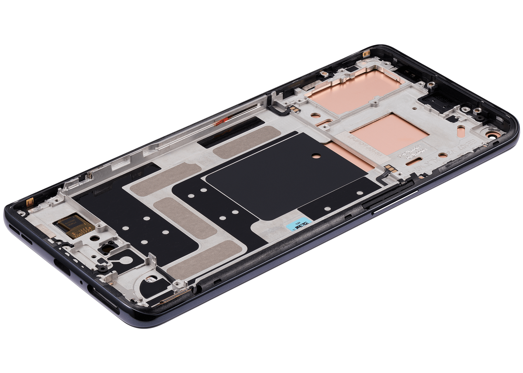 OLED Assembly With Frame Compatible For OnePlus 9 Replacement (US Version) (Vemake) (Astral Black)