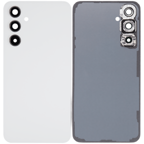 Replacement Back Cover Glass With Camera Lens Compatible For Samsung Galaxy A54 5G (A546 / 2023) (Vemake) (White)