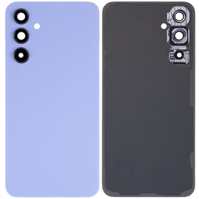 Replacement Back Cover Glass With Camera Lens Compatible For Samsung Galaxy A54 5G (A546 / 2023) (Vemake) (Violet)