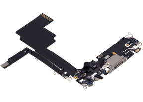 Charging Port Flex Cable Compatible For iPhone 15 Pro (Premium) (Natural Titanium)