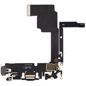 Charging Port Flex Cable Compatible For iPhone 15 Pro (Premium) (Blue Titanium)