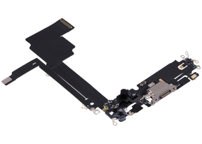 Charging Port Flex Cable Compatible For iPhone 15 Pro Max (Premium) (Natural Titanium)