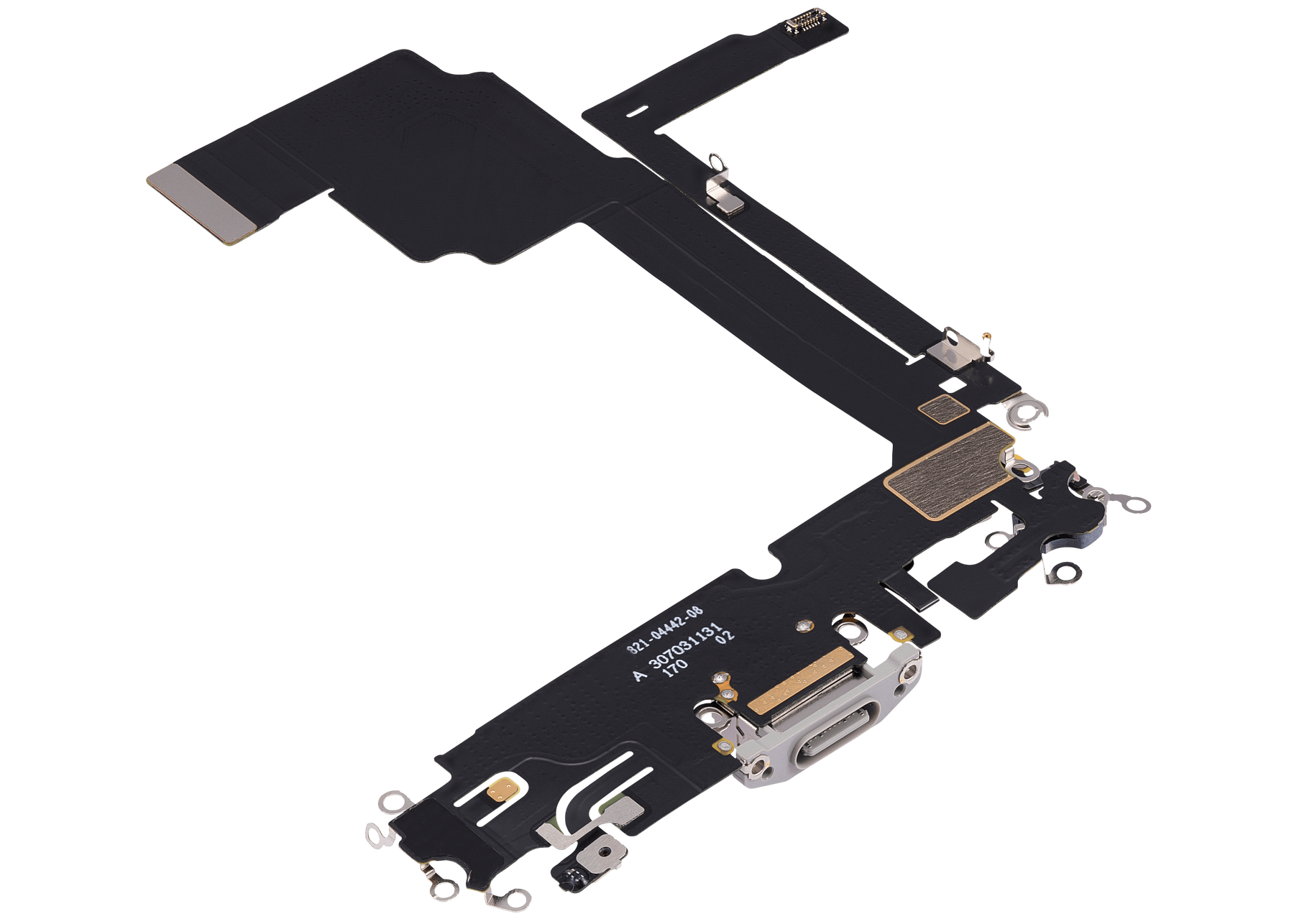 Charging Port Flex Cable Compatible For iPhone 15 Pro Max (Premium) (White Titanium)